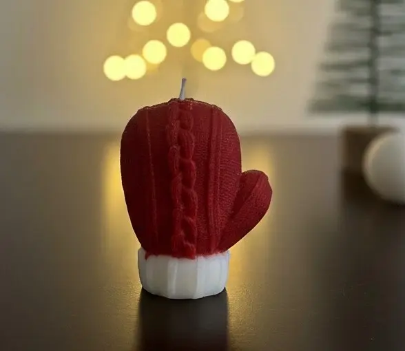 Mitten Candle